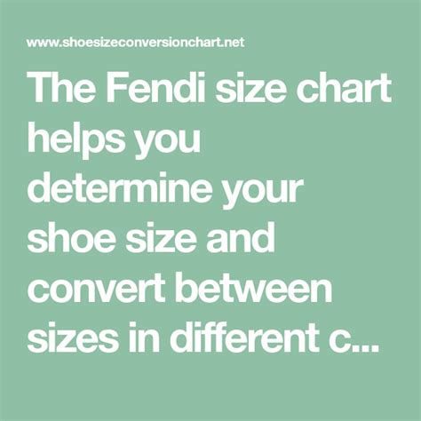 fendi btw size comparison|fendi size chart for women.